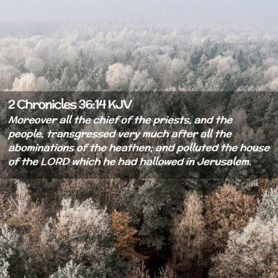 2 Chronicles 36:14 KJV Free Bible Images