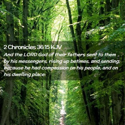 2 Chronicles 36:15 KJV Free Bible Images