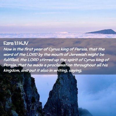 Ezra 1:1 KJV Free Bible Images