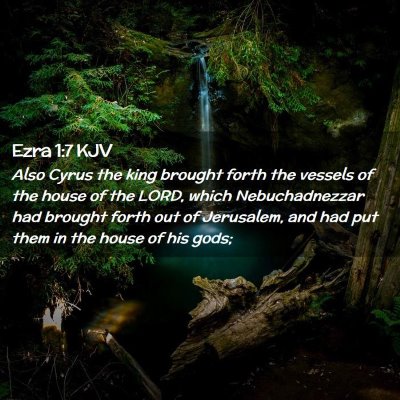 Ezra 1:7 KJV Free Bible Images