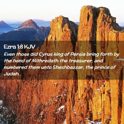 Ezra 1:8 KJV Free Bible Images