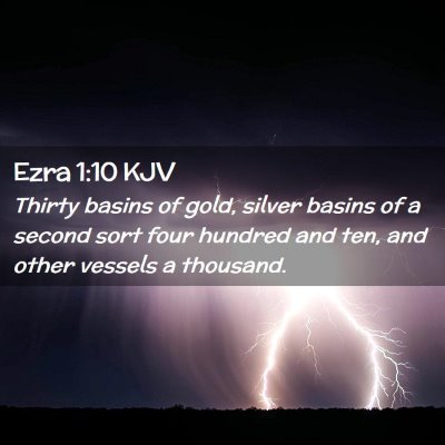 Ezra 1:10 KJV Free Bible Images