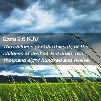 Ezra 2:6 KJV Free Bible Images