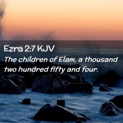 Ezra 2:7 KJV Free Bible Images