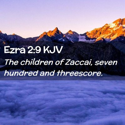 Ezra 2:9 KJV Free Bible Images