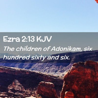 Ezra 2:13 KJV Free Bible Images