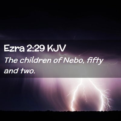 Ezra 2:29 KJV Free Bible Images