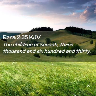 Ezra 2:35 KJV Free Bible Images