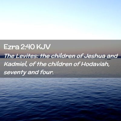 Ezra 2:40 KJV Free Bible Images