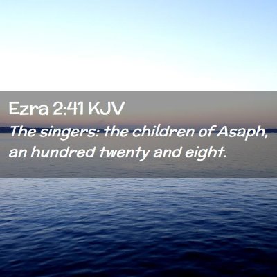 Ezra 2:41 KJV Free Bible Images