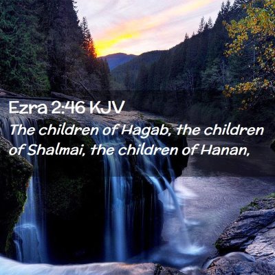 Ezra 2:46 KJV Free Bible Images