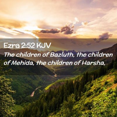 Ezra 2:52 KJV Free Bible Images