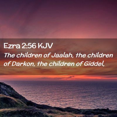 Ezra 2:56 KJV Free Bible Images