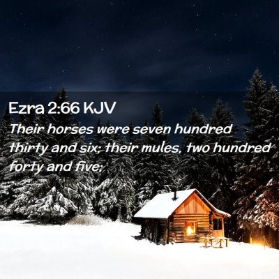 Ezra 2:66 KJV Free Bible Images