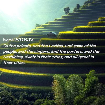 Ezra 2:70 KJV Free Bible Images