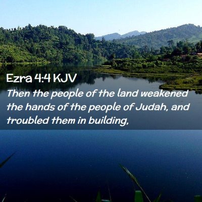 Ezra 4:4 KJV Free Bible Images