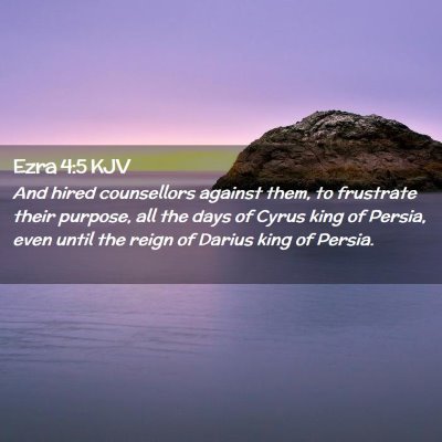 Ezra 4:5 KJV Free Bible Images