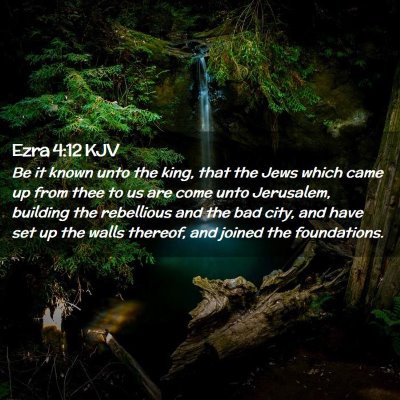 Ezra 4:12 KJV Free Bible Images