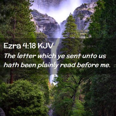 Ezra 4:18 KJV Free Bible Images