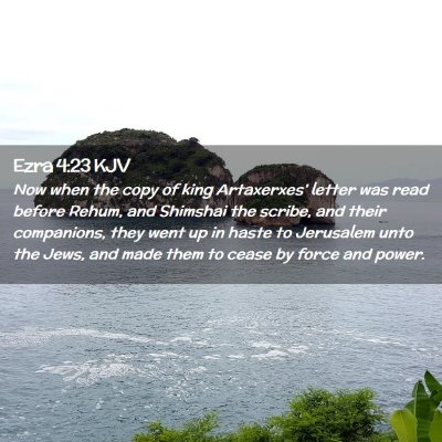 Ezra 4:23 KJV Free Bible Images