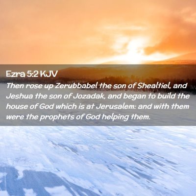 Ezra 5:2 KJV Free Bible Images