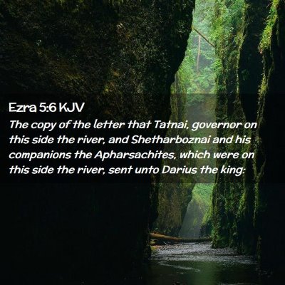 Ezra 5:6 KJV Free Bible Images