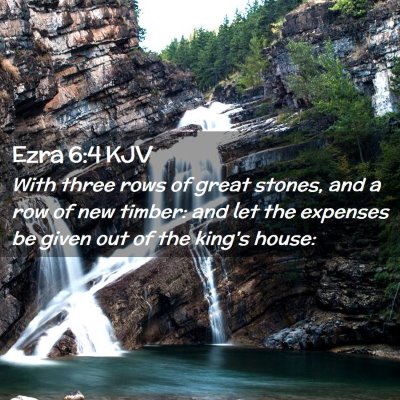 Ezra 6:4 KJV Free Bible Images