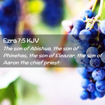 Ezra 7:5 KJV Free Bible Images