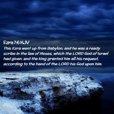 Ezra 7:6 KJV Free Bible Images