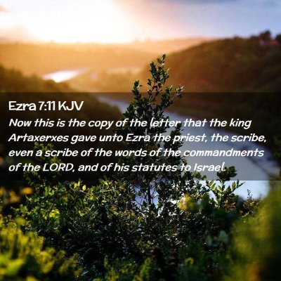 Ezra 7:11 KJV Free Bible Images