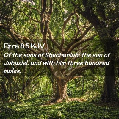 Ezra 8:5 KJV Free Bible Images