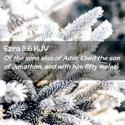 Ezra 8:6 KJV Free Bible Images