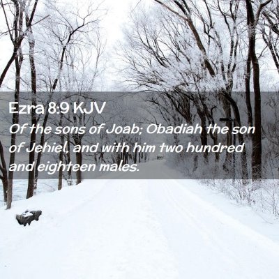 Ezra 8:9 KJV Free Bible Images