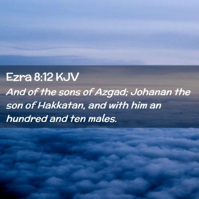 Ezra 8:12 KJV Free Bible Images