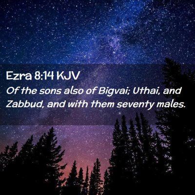 Ezra 8:14 KJV Free Bible Images