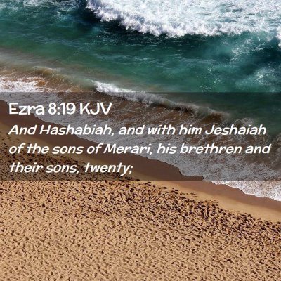 Ezra 8:19 KJV Free Bible Images