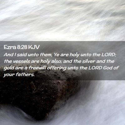 Ezra 8:28 KJV Free Bible Images