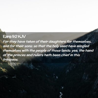 Ezra 9:2 KJV Free Bible Images