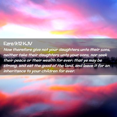 Ezra 9:12 KJV Free Bible Images