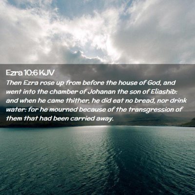 Ezra 10:6 KJV Free Bible Images