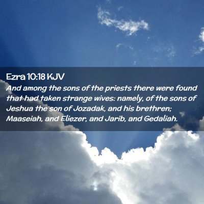 Ezra 10:18 KJV Free Bible Images