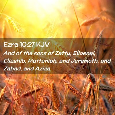 Ezra 10:27 KJV Free Bible Images