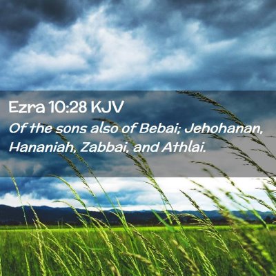 Ezra 10:28 KJV Free Bible Images