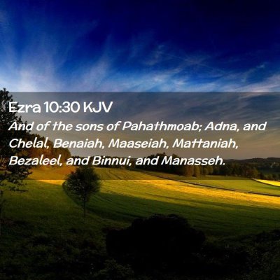 Ezra 10:30 KJV Free Bible Images