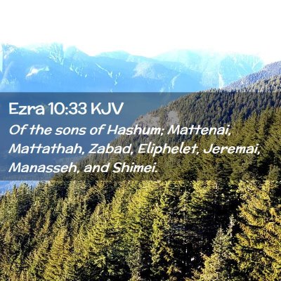 Ezra 10:33 KJV Free Bible Images