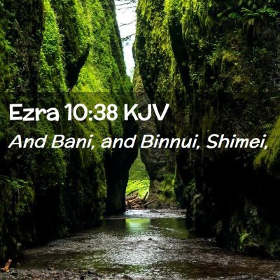 Ezra 10:38 KJV Free Bible Images