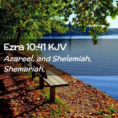 Ezra 10:41 KJV Free Bible Images