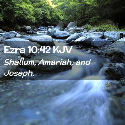 Ezra 10:42 KJV Free Bible Images