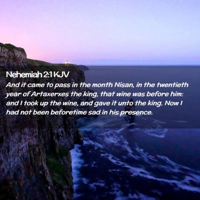 Nehemiah 2:1 KJV Free Bible Images