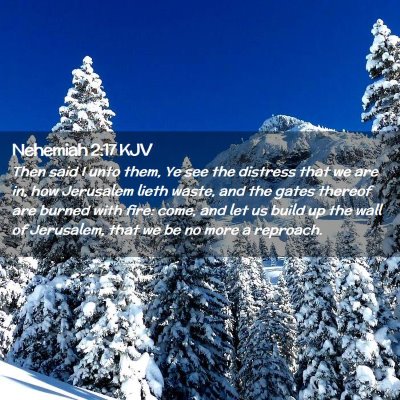 Nehemiah 2:17 KJV Free Bible Images